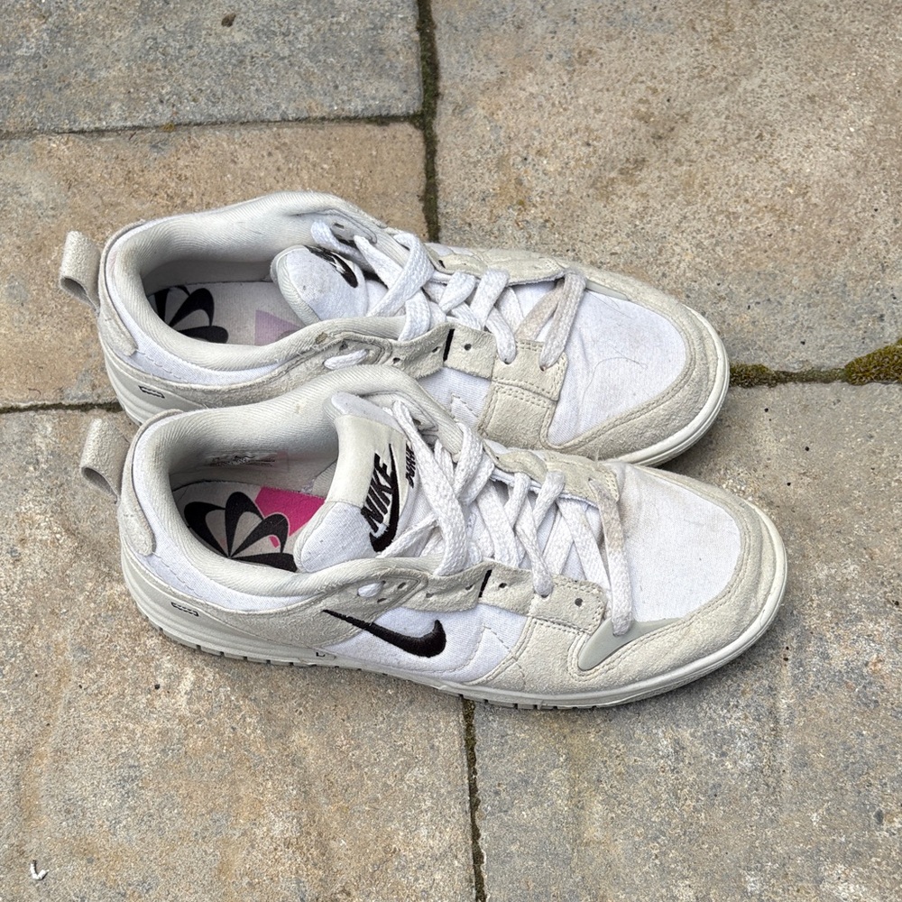 Nike White and Gray Athletic Shoes